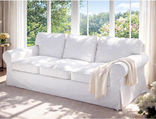 Heavy cotton ektorp sofa cover - cotton,