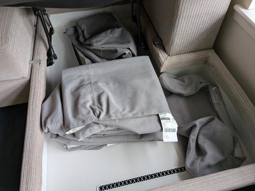 Ikea jattebo grey sofa covers - jattebo,