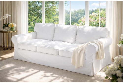 Heavy cotton ektorp sofa cover - heavy,