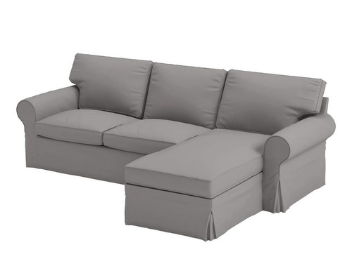 Polyester gray ektorp - ektorp, sofa